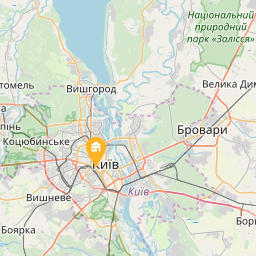 Апартаменти біля Залізничного вокзалу Київ-Пасажирський на карті